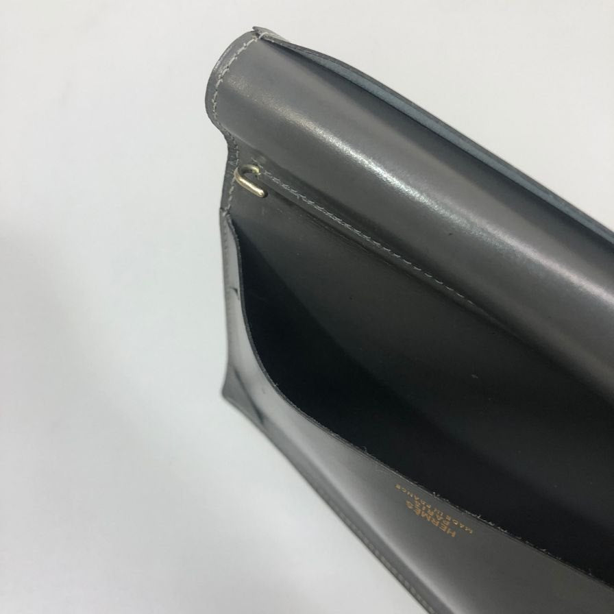 エルメス 手帳カバー リザード 〇S刻印 アジェンダ ヴィジョン ブラウン系 HERMES【AFI15】【中古】