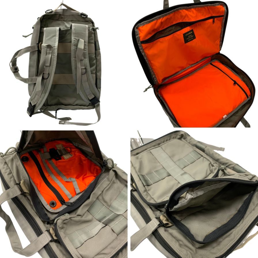 ブリーフィング ビームス＋  3WAY バッグ ショルダ―バッグ ハンドバッグ カーキ  メンズ  BRIEFING × BEAMS PLUS【AFE12】