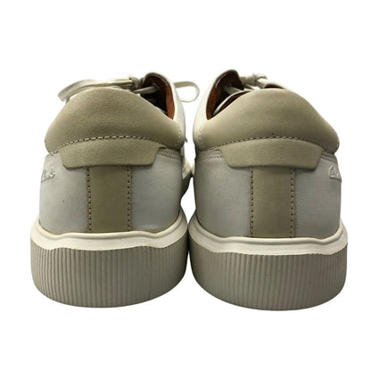 クラークス レザー スニーカー ホワイト サイズ27.0cm メンズ Clarks 約27.0cm【AFC7】