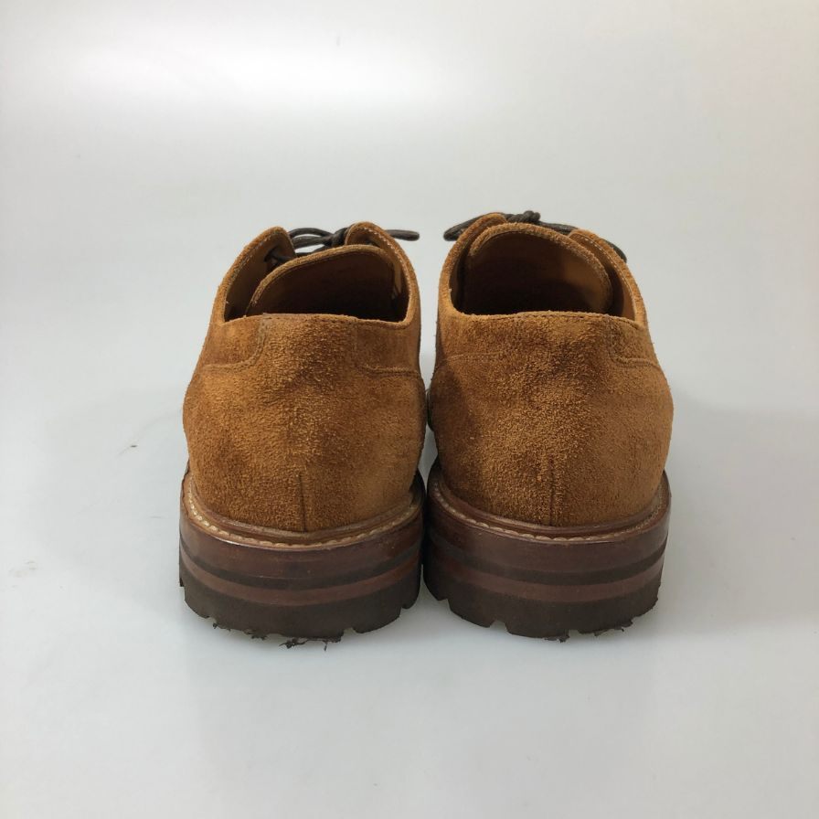 ブルネロ クチネリ レザーシューズ ストレートチップ スエード メンズ サイズ40 ブラウン Brunello Cucinelli 約25.5cm【AFC48】