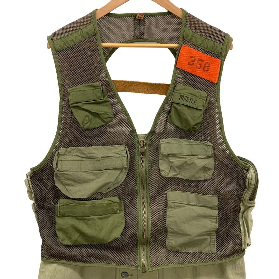 ナイジェル ケーボン ミハラヤスヒロ ナバルダンガリー オーバーオール カーキ メンズ サイズ50 コラボ NIGEL CABOURN MIHARA YASUHIRO SURVIVAL DUNGAREE 【AFA19】