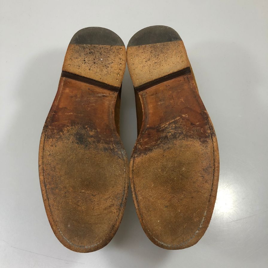 ジェイエム ウエストン ローファー スエード ライトブラウン系 サイズ4.5 メンズ J.M.WESTON 約24.5cm【AFC33】