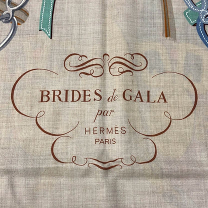 エルメス ストール カレ140 カレジェアン ブリッド ドゥ ガラ アップリケ ピケ Brides de Gala レディース マルチカラー HERMES【AFI22】
