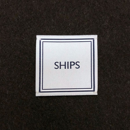 極美品◆シップス ジャケット 3B ヘリンボーン ウール メンズ 48 ブラウン系 SHIPS 【AFB7】