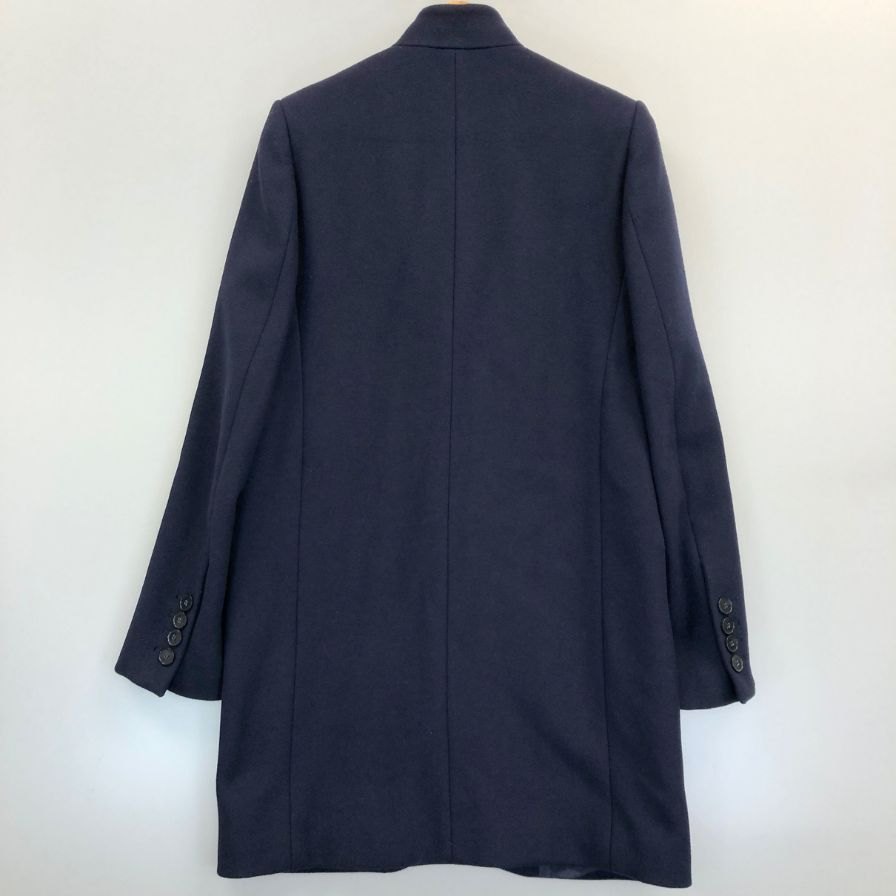 美品◆ステラマッカートニー ミドルコート 1B ウール ネイビー レディース サイズ40 STELLA McCARTNEY 【AFA8】