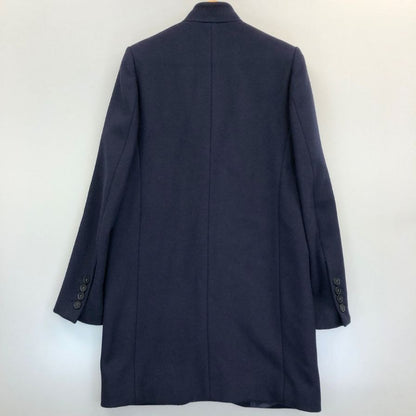 美品◆ステラマッカートニー ミドルコート 1B ウール ネイビー レディース サイズ40 STELLA McCARTNEY 【AFA8】