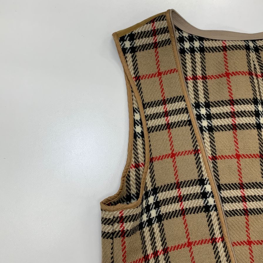 中古◆オールド バーバリーズ  ジップ付ライナー単体 ノバチェック サイズフリー  C-TK83用 Burberry's 【AFB14】