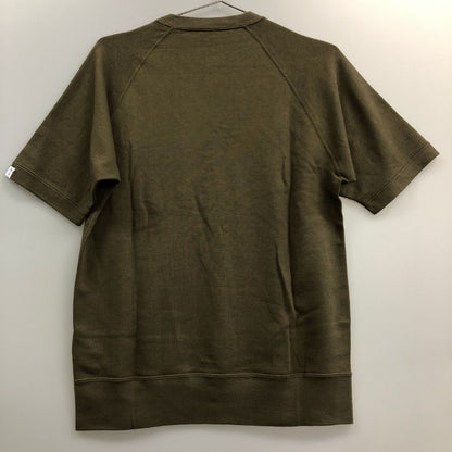 美品◆ループウィラー ビームスF別注 半袖Tシャツ カーキ メンズ サイズM LOOPWHEELER×BEAMS F 【AFB43】