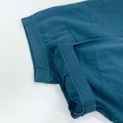 中古◆エムエイチエル マーガレットハウエル ROUGH COTTON JERSEY 21SS 半袖スウェット 596-1166514 メンズ  サイズL ネイビー系 MHL MARGARET HOWELL 【AFB26】
