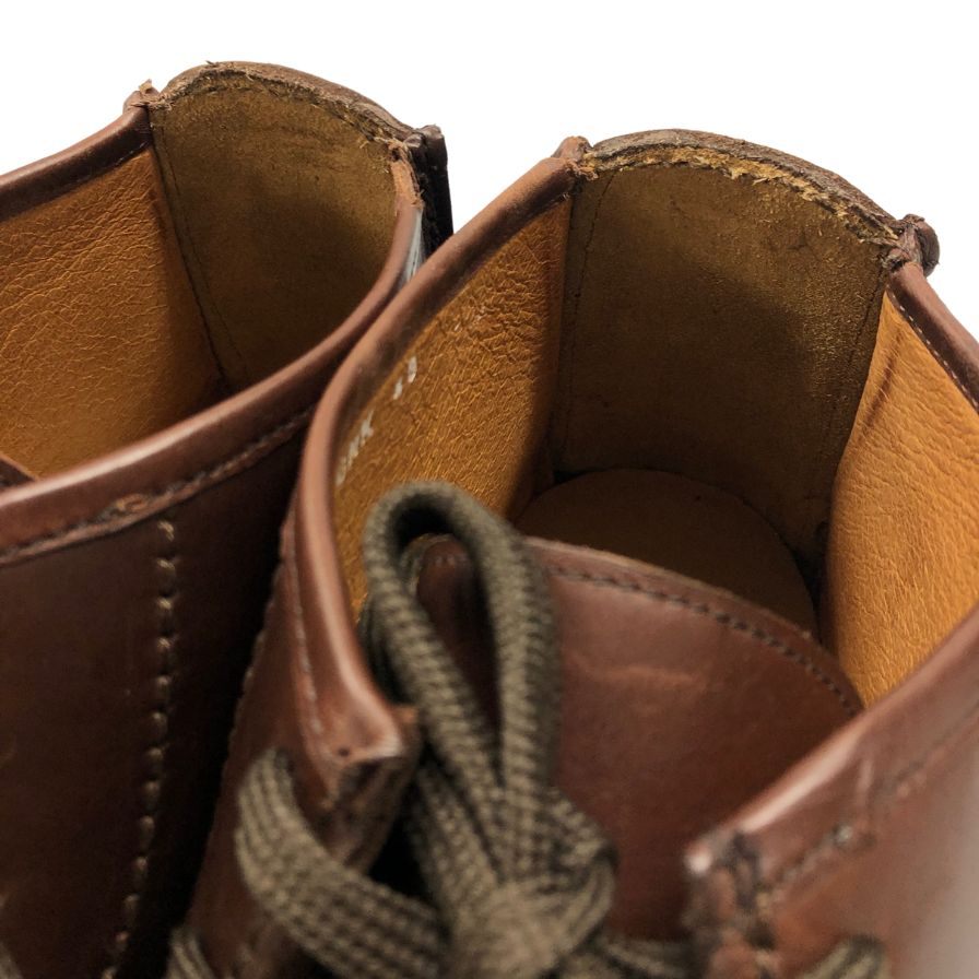 ウィーバーモカシン レザーブーツ ワラビー ブラウン サイズ43 メンズ Weaver Moccasin 約28.0cm【AFC44】