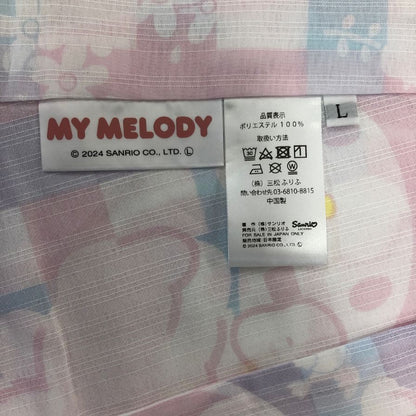 ふりふ 浴衣 サンリオ マイメロディ サイズL レディース ピンク系【AFB36】【中古】