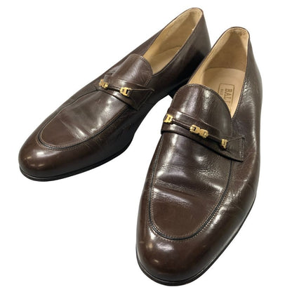 バリー レザーシューズ ローファー 4612 カーフ ブラウン メンズ サイズ8.5 BALLY 約27.5cm【AFC6】