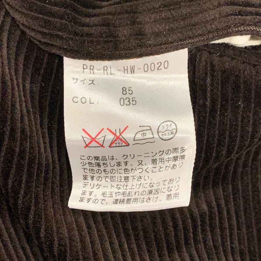 ポロラルフローレン コーデュロイパンツ 90S コットン ブラウン メンズ サイズ85 Polo Ralph Lauren 【AFB39】