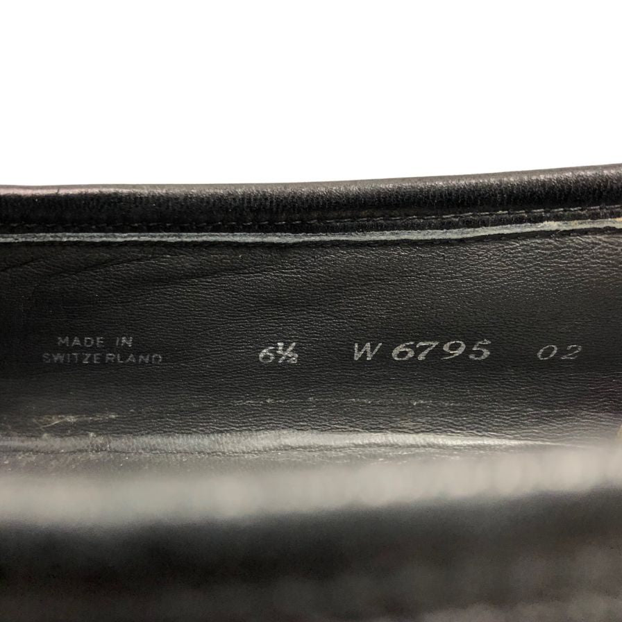 バリー レザーシューズ ローファー TIRANO2 W6795 ブラック メンズ サイズUK6.5 BALLY 約25.0cm【AFC30】
