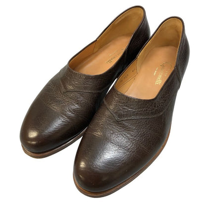 フラテッリジャコメッティ ローファー スリッポン シボレザー ブラウン サイズ40.5 F.LLI Giacometti 約25.5cm【AFC29】
