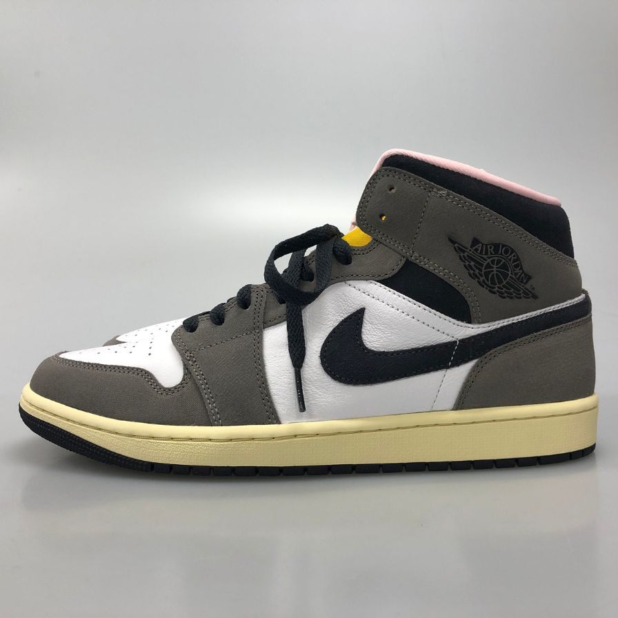 ナイキ エアジョーダン1 ミッド HQ2011-100 ハイカット スニーカー ブラウン×ピンク サイズUS11 29㎝ メンズ NIKE AIR JORDAN 1 MID SE 約29.0cm【AFD4】