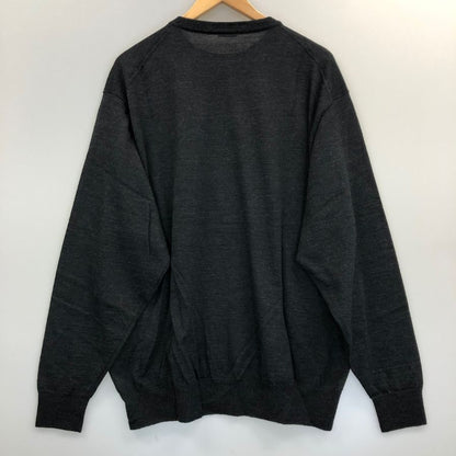 極美品◆コモリ ウールクルーネックニット ブラック メンズ サイズフリー C03-06010 COMOLI 【AFB34】