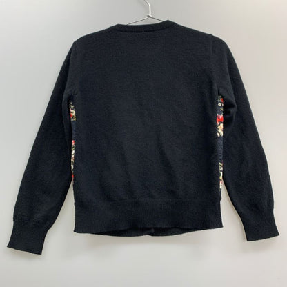中古◆ドルチェ＆ガッバーナ アンサンブルニットカーディガン 花柄 レディース サイズ不明 ブラック Dolce & Gabbana 【AFB7】