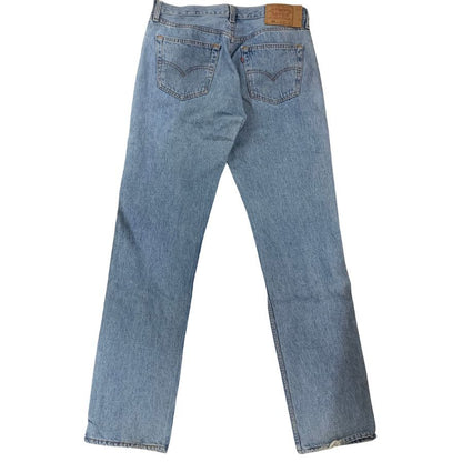 リーバイス デニムパンツ 501 90年代 USA製 96年製造 インディゴ メンズ サイズ W33 LEVI’S 【AFB33】