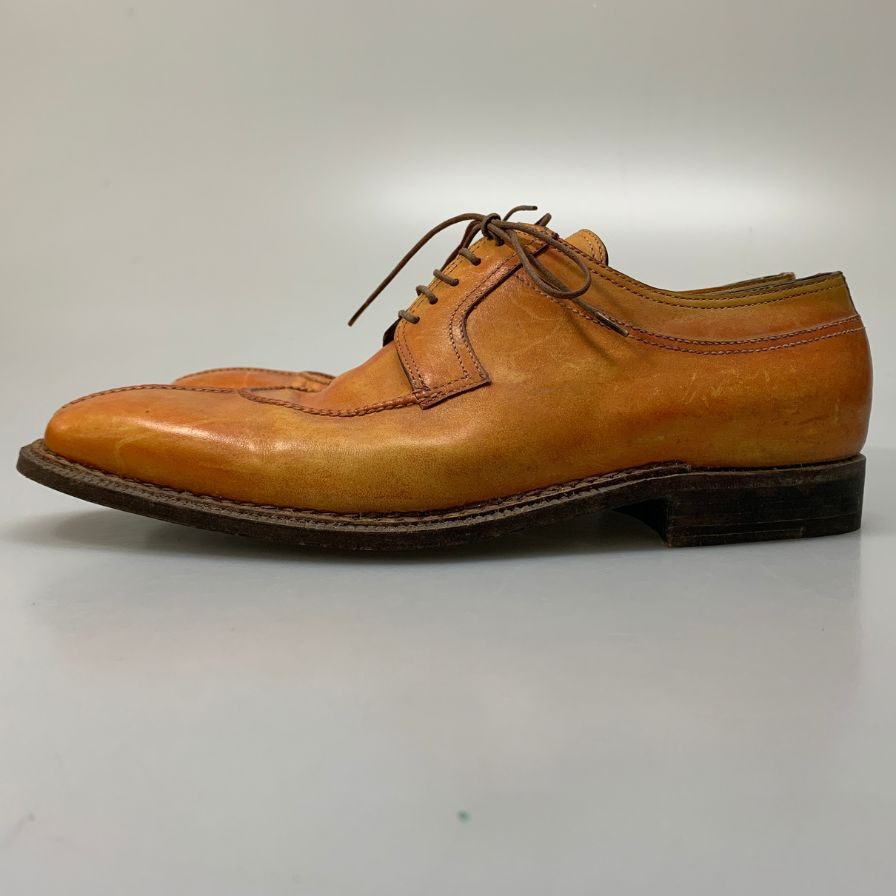ストールマンテラッシ スプリットトゥ カーフ ライトブラウン メンズ サイズUK8 SUTOR MANTELLASS 約26.0cm【AFC35】