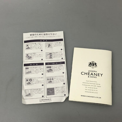 ジョセフチーニー アルフレッド ストレートチップ ブラウン サイズUK6 メンズ josephcheaney 約25.0cm【AFD13】