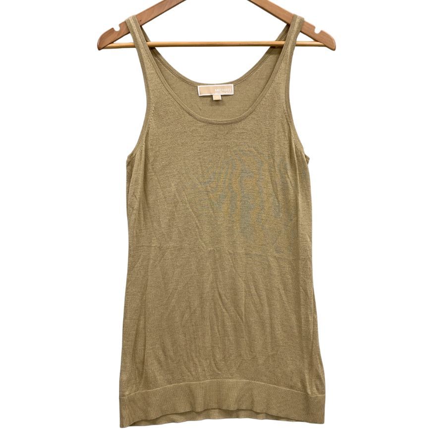 MICHAEL KORS カシミヤ混 メガMKドット オープンポンチョ 美品◇マイケルコース レディース トップス タンクトップ