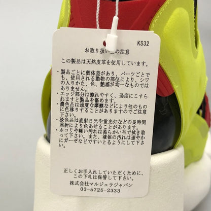 メゾンマルジェラ リーボック スニーカー Tabi Instapump Fury Hi S34WU0023 イエロー系 レディース サイズ36 Maison Margiela Reebok 約22.5cm【AFD5】