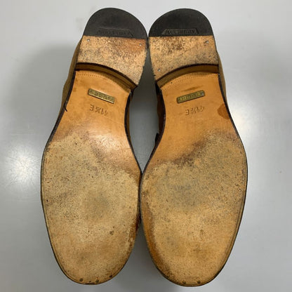 グッチ ビットローファー スエード ブラウン メンズ サイズ41.5E GUCCI 約26.5cm【AFC44】