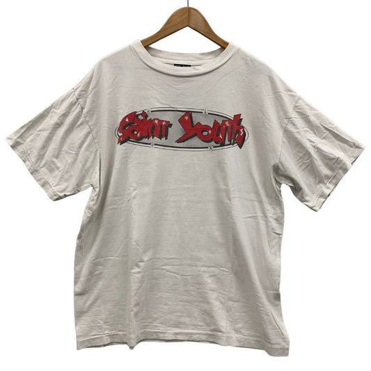 美品◆セントマイケル Tシャツ IN HEAVEN 22SS サイズXL メンズ ホワイト SAINT MICHAEL 【AFB19】