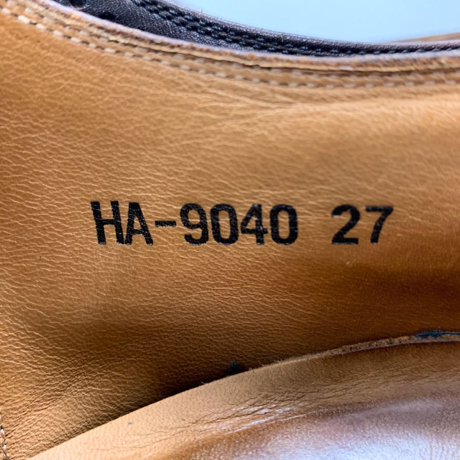 スコッチグレイン 匠シリーズ HA9040 セミブローグ カーフ ダークブラウン サイズ27㎝ SCOTCH GRAIN ビジネスシューズ 約27.0cm【LA】【中古】