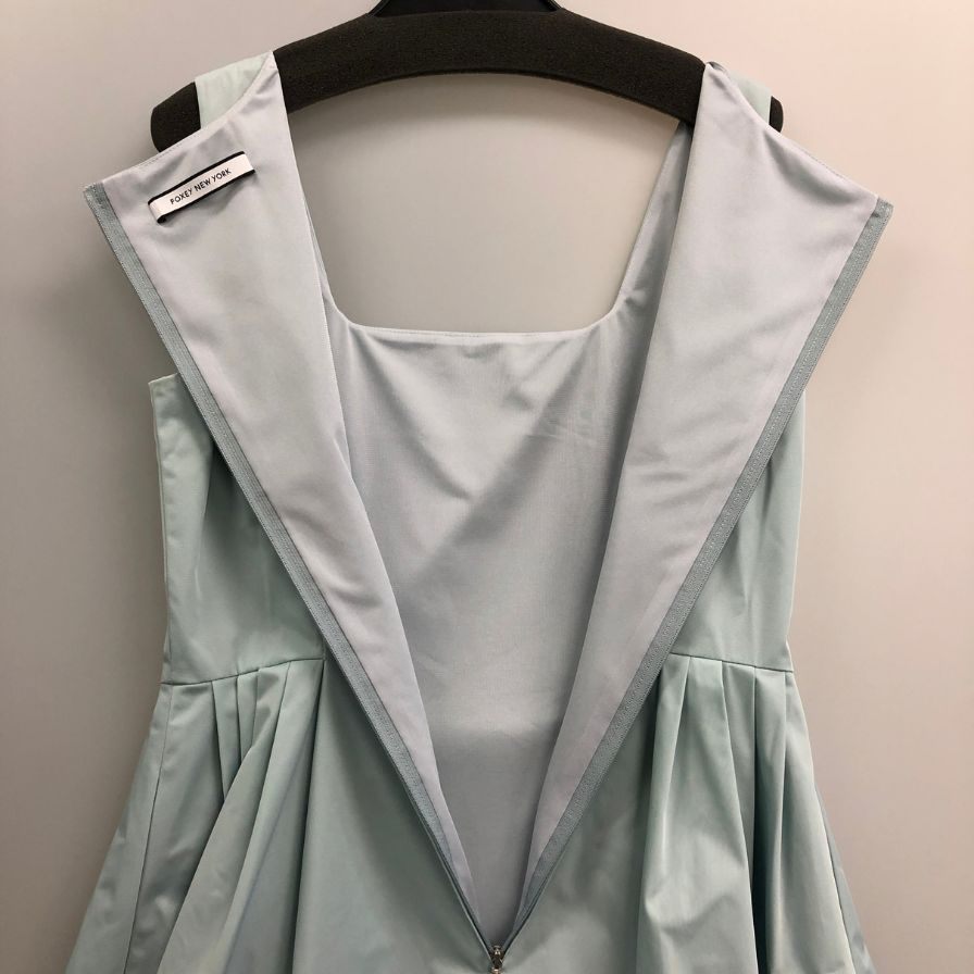 美品◆フォクシー 35399 ドット柄リネンワンピース  レディース ベージュ サイズ40 FOXEY 【AFB36】