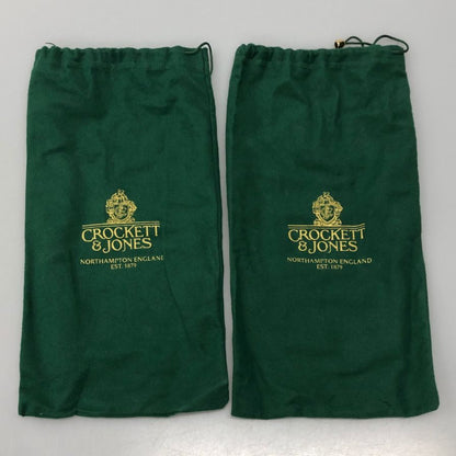 クロケット&ジョーンズ レザーシューズ タッセル ローファー スエード キャベンディッシュ3 ブラウン サイズUK7E CROCKETT&JONES CAVENDISH3 ローファー 約26.5cm【LA】【中古】