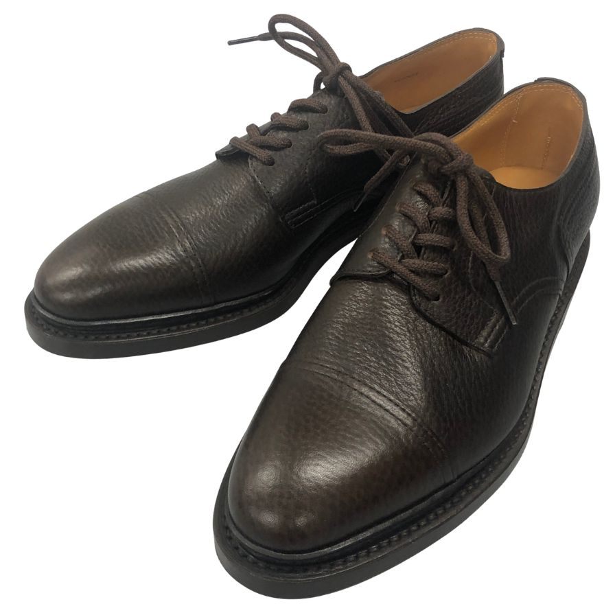ジョンロブ レザシューズ KILMORY シボレザー サイズ7.5E ブラウン JOHN ROBB ビジネスシューズ 約26.5cm【LA】【中古】