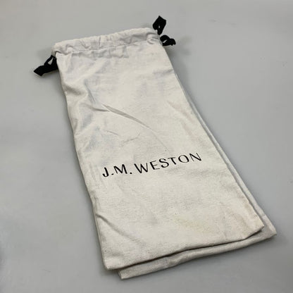 ジェイエムウエストン ユージーンゴルフ アイボリー スエード UK8.5 J.M.WESTON ビジネスシューズ 約27.5cm【LA】【中古】