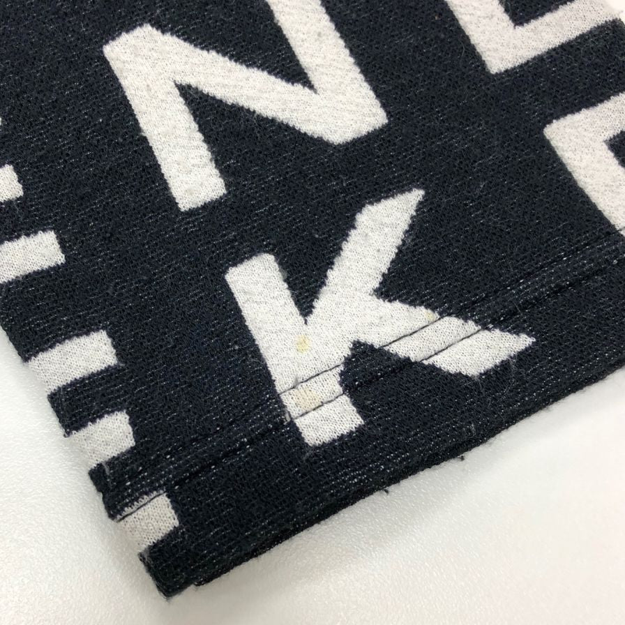中古◆ウィークエンド マックスマーラ ロングスリーブニット クルーネック  全体ロゴ レディース ブラック サイズL Weekend Max Mara 【AFB28】
