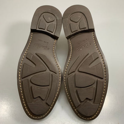 パラブーツ レザーシューズ Uチップ ルソー マロン メンズ ブラウン サイズUK6.5 PARABOOT ROUSSEAU ビジネスシューズ 約25.5cm【LA】【中古】