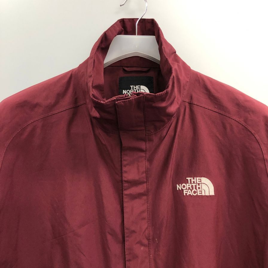 中古◆ノースフェイス ホワイトレーベル マウンテンパーカー ゴアテックス ボルドー メンズ サイズL  THE NORTH FACE 【AFA18】