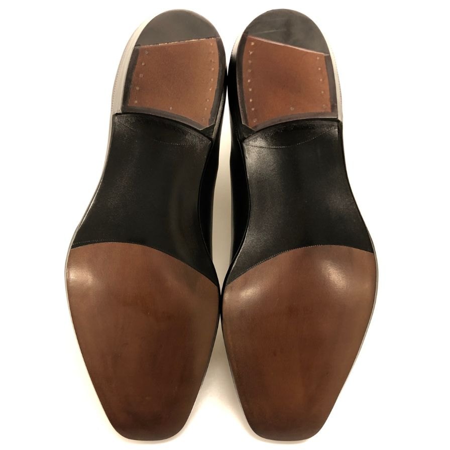 大塚製靴 M5-104 サイドゴア レザーブーツ ブラック サイズ25.5cm OTSUKA ブーツ 約25.5cm【LA】【中古】