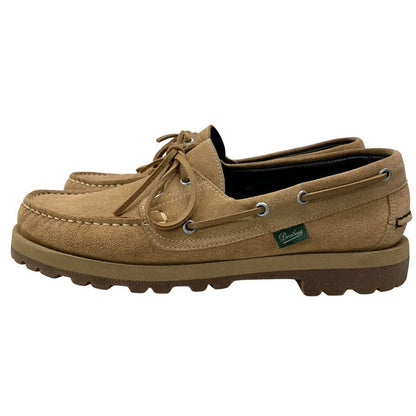 パラブーツ×ノンネイティブ デッキシューズ マロ スエード メンズ サイズ8.5 ベージュ MALO PARABOOT nonnative 約27.0cm【AFC1】