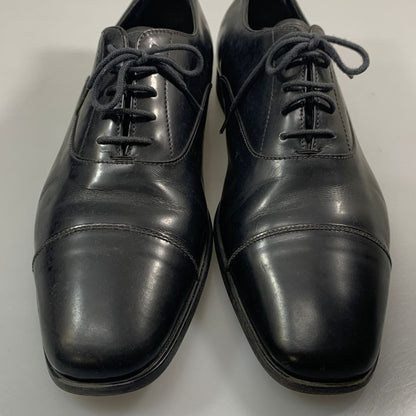 プラダ カーフ レザーシューズ 2EE 190 メンズ サイズ6.5 ブラック PRADA 約25.5cm【AFD6】