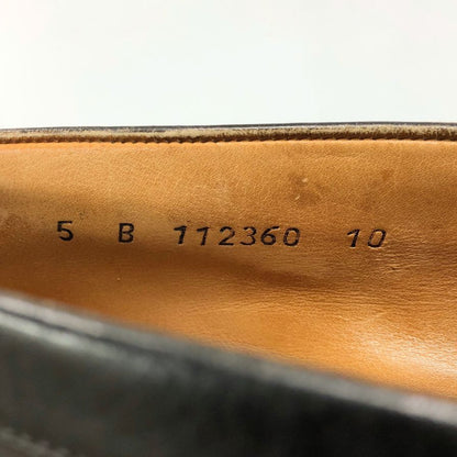ジェイエムウエストン レザーシューズ 180 シグネチャーローファー カーフ ボックスカーフ ブラック メンズ サイズ5B J.M.WESTON 約25.0cm【AFC6】