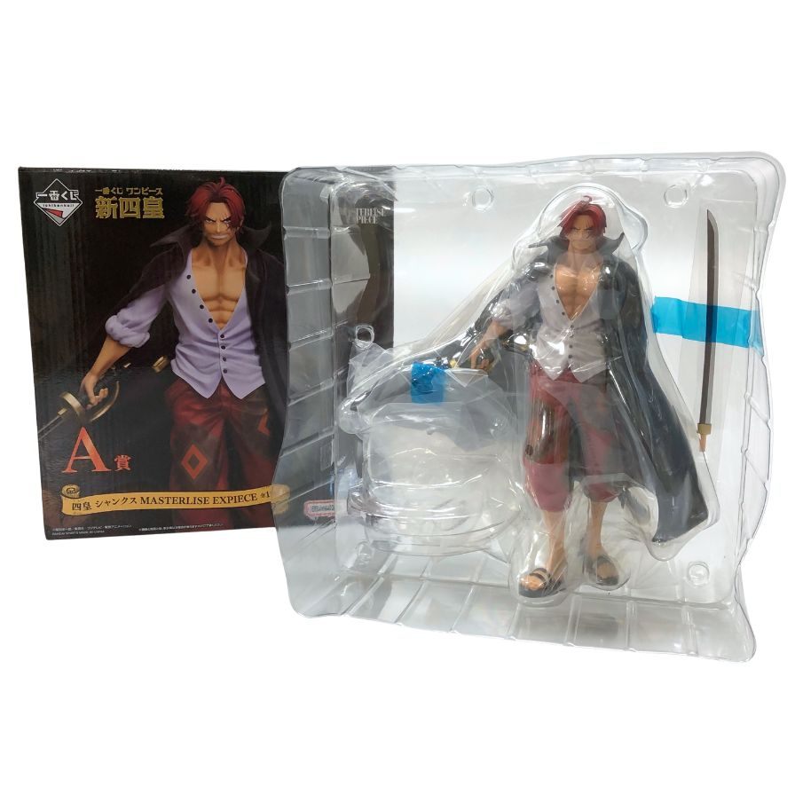 バンダイ ワンピース フィギュア 一番くじ マスターライズ A賞 四皇 シャンクス MASTERLISE ONE PIECE BANDAI【AFI23】【中古】