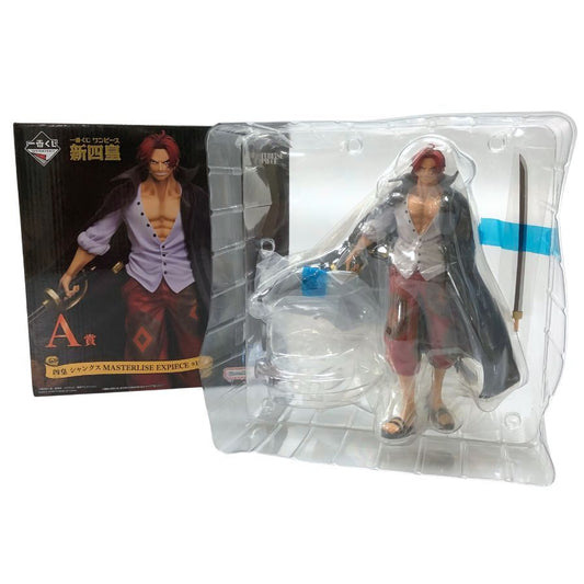 バンダイ ワンピース フィギュア 一番くじ マスターライズ A賞 四皇 シャンクス MASTERLISE ONE PIECE BANDAI【AFI23】【中古】