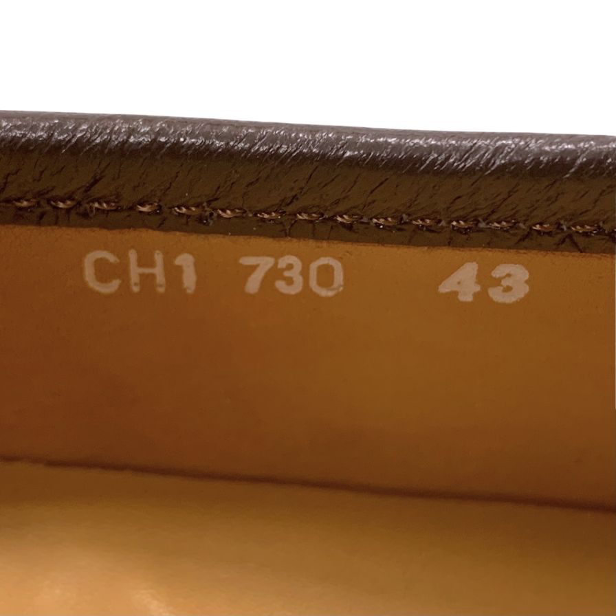 カステラーノ ローファー ダークブラウン メンズ サイズ43 CASTELLANO 約28.0cm【AFC33】