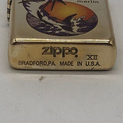 ジッポ ライター 魚モチーフ シルバー ZIPPO【AFI25】【中古】