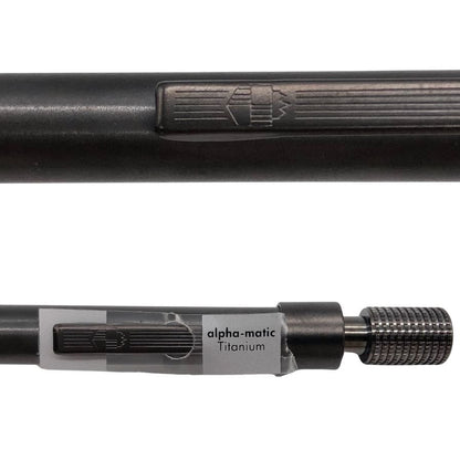 ファーバーカステル シャープペンシル ノック式 アルファマティック チタン ブラック 0.5mm FABER CASTELL alpha matic【AFI12】