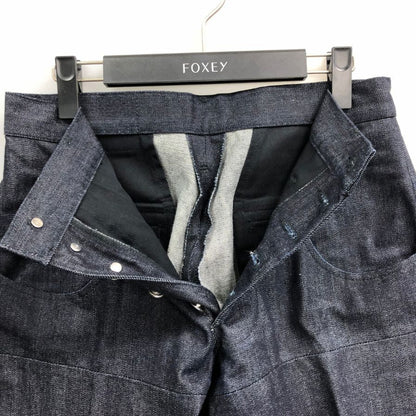 ネメス デニムパンツ デニムスラックス ボタンフライ 立体裁断 インディゴ サイズS メンズ NEMETH 【AFB35】