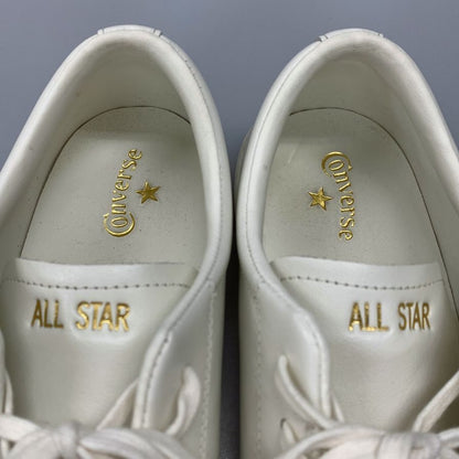 コンバース レザースニーカー オールスター クップ メンズ サイズ27.5cm ホワイト CONVERSE ALL STAR COUPE OX 約27.5cm【AFD3】