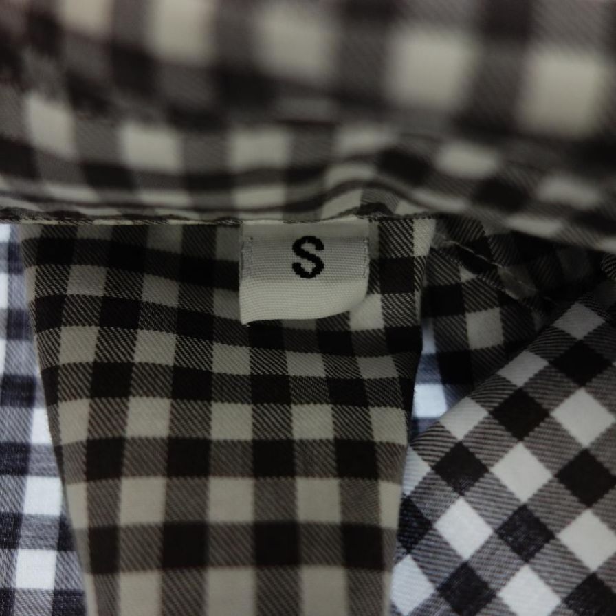 中古◆ギャンバート カスタム シャツ 長袖シャツ ギンガムチェック ボタンダウン メンズ S 茶系 GAMBERT CUSTOM SHIRT 【AFB45】