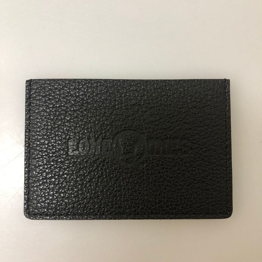 【2点セット】ロンワンズ 非売品 2021 数量限定 エンボスロゴ  ノベルティ レザー カードケース ブラックLONE ONES【AFI3】